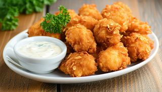 Пилешки хапки с корнфлейкс