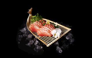 166.  Sashimi salmone 12 pezzi