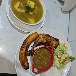 Menú Pechuga a la plancha