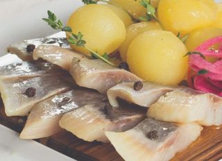 ქაშაყი  მოხარშული კარტოფილით 250გრ