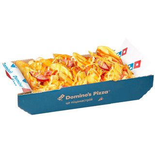 Запечена картопля з ковбасками  (306г)