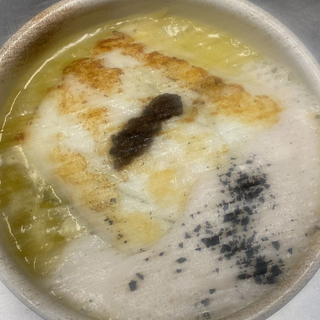 Bacalao Con Manzana Confitada Y Espuma De Trufa