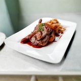 Свинско печено с пепър сос (350 г)