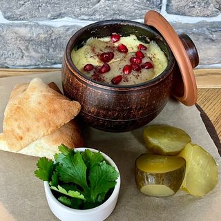 Горщик Три м'яса з картоплею (440г)