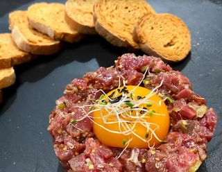 Steak Tártar de solomillo de ternera 