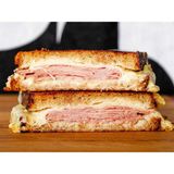 Toasted Ham with Cheese Sandwich