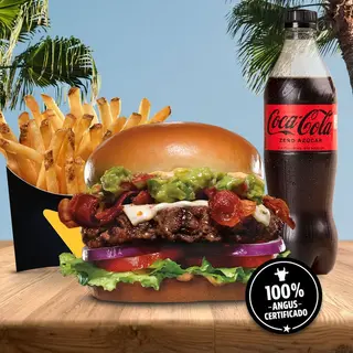 Menú Guacamole Bacon Gran Angus Burger
