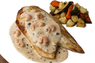 Saint Pierre À La Crème Crevettes