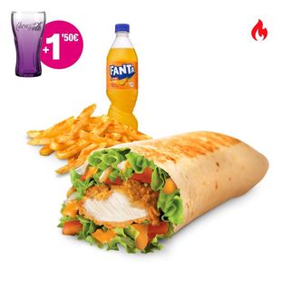 Menú Chicken Burrito