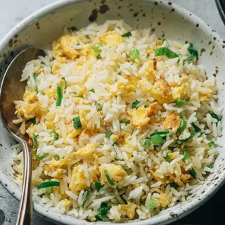 Arroz Basmati Con Huevos