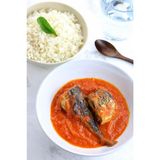 Steamed Rice & Titus Fish
