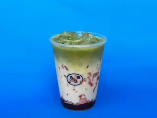 Iced Raspberry Matcha Latte