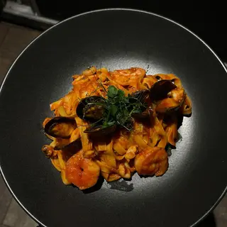 Pasta con Gamberi
