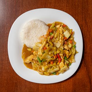 Kurczak po indyjsku curry pikantny