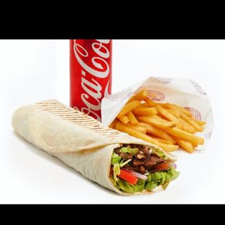 Menú Rollo Kebab (XL)