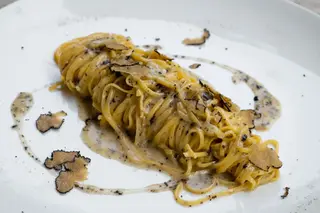 Tagliolini tartufato alla mediterranea