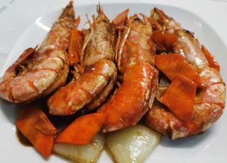 Gamberoni stufati