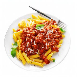 Macarrones con salsa boloñesa (325 g.)