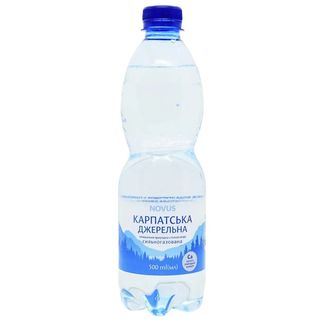Карпатська джерельна сильногазована (0.5л)