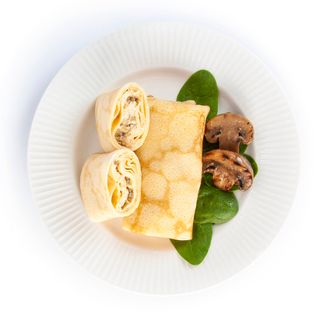 Clătite cu julien de pui și ciuperci 2 buc (180gr)