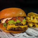 Smash chingona + patatas fritas