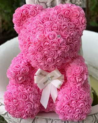 Urs Din Trandafiri Roz