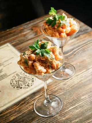 Попкорн из креветок в соусе динамит (217г)