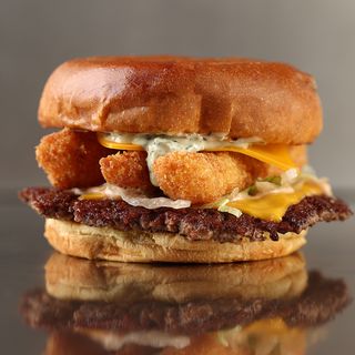 კრევეტი ხორცით