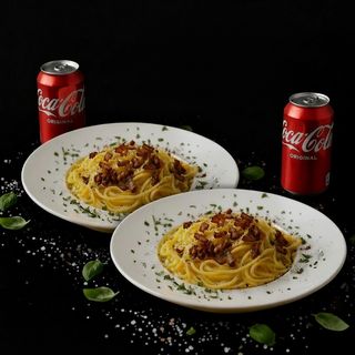 2x Carbonara +2x Coca cola 0.33