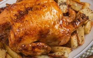 Pollo arrosto intero menù