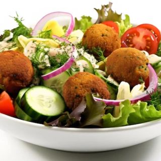 Ensalada de falafel 