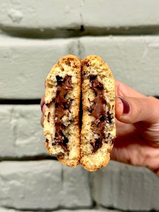 Американське печиво з шоколадом і нутеллою