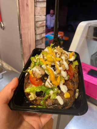 Patata Assada Fruits De Mer