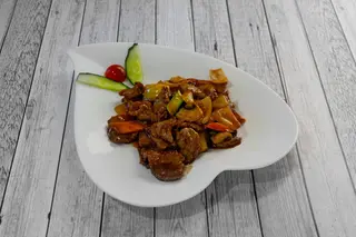 54. Ternera con salsa de ostras