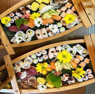Barco de sushi XL Fiesta (samurai)
