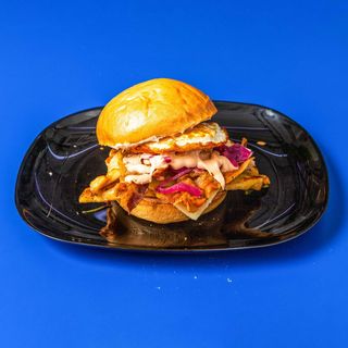 Chicken bacon burger