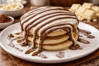 Pancake Nutella e Cioccolato Bianco