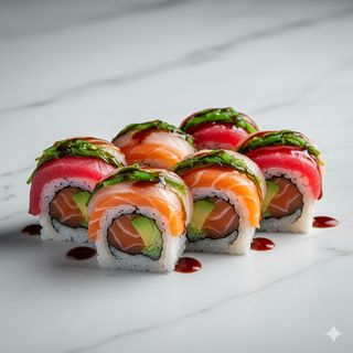 Rainbow special roll 8 pezzi