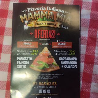 Oferta 3 pizzas 1 (grandes)