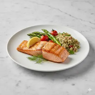 Salmón A La Plancha