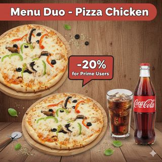 Menu Duo - Pizza Chicken
