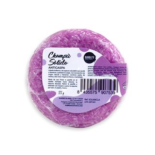 Champú Sólido Anticaspa Bubbles&Colors 55 Gr