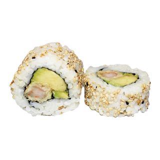 29. Uramaki Tempura gamba aguacate