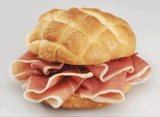 Panino piccolo con prosciutto crudo