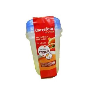 Botes Hermeticos Redondos con Tapa de Rosca 2x1 L.