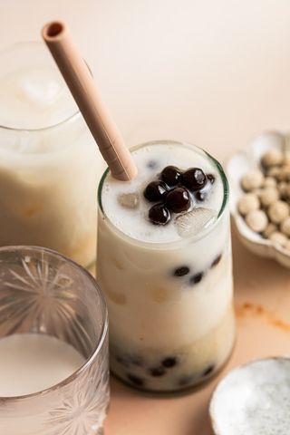 Milk tea boba - Lychee