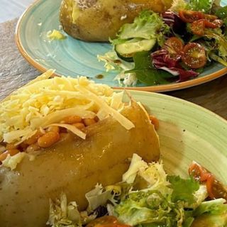 Cheese and Beans Jacket Potato
