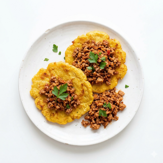 Tortos De Maíz Con Picadillo De Peñamellera Alta