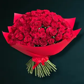 Buchet 101 Trandafiri Rosii