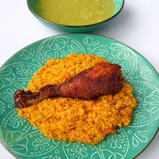 Ukwa With Chicken